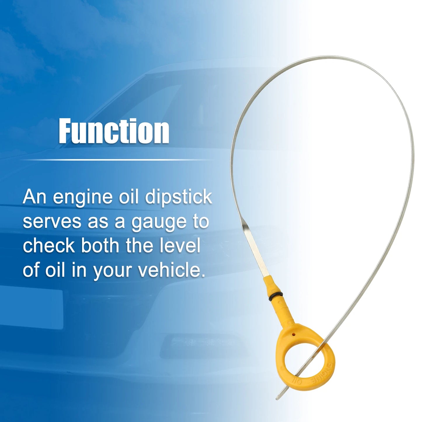 1 Pcs Engine Oil Fluid Level Dipstick for Toyota 4Runner (No. 1530162070)