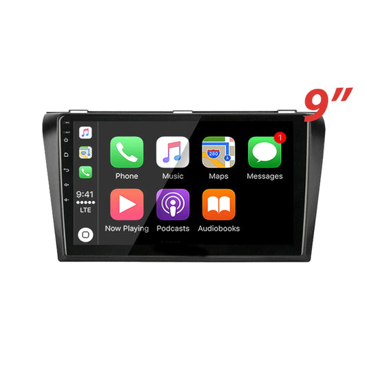 9'' Apple CarPlay Android Auto Head Unit Radio for Mazda 3 (2004-2009)