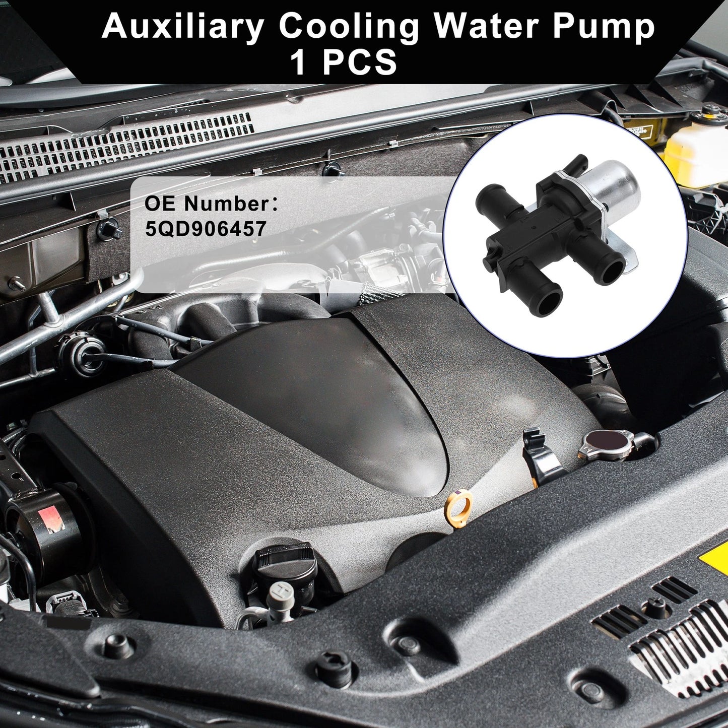 Auxiliary Cooling Water Pump for Audi A6 A7 (2019–2024) No.5QD906457 1 Pc