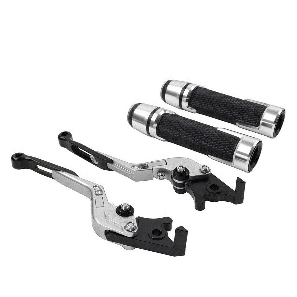 Folding Extendable Brake Clutch Lever Grip Set for Yamaha YZF R3 MT-03 (2015-2023)