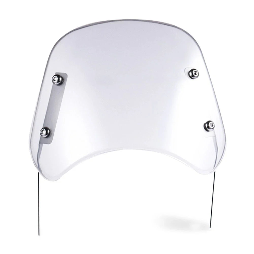 5-7'' Round Headlight Windscreen for Universal Fit Motor Clear
