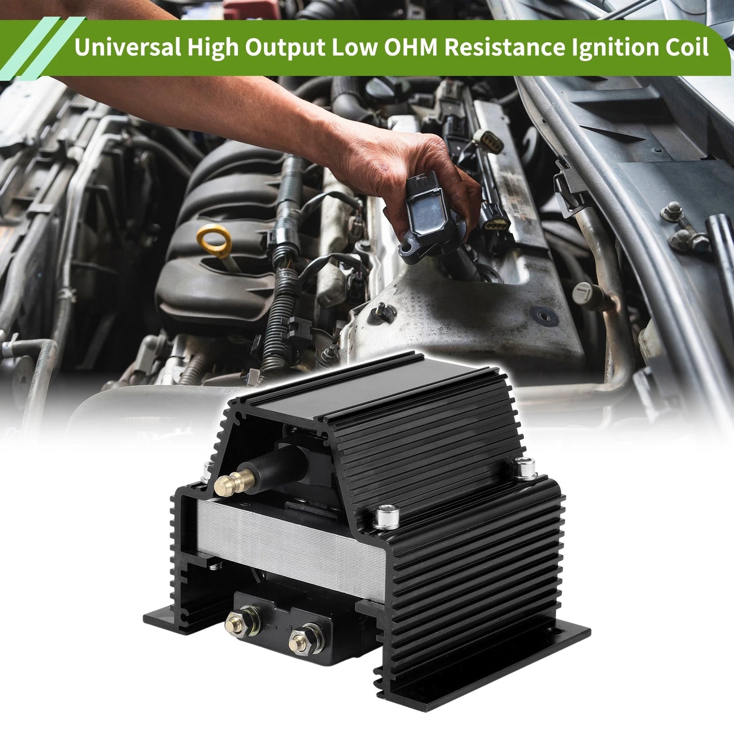 High Output Ignition Coil for Chevy Ford Olds Pontiac V8