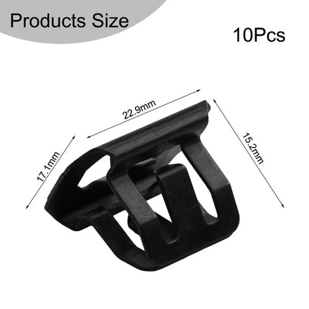 10 x Front Grille Bumper Clips for Chevrolet Avalanche, Colorado, Express, HHR, SSR
