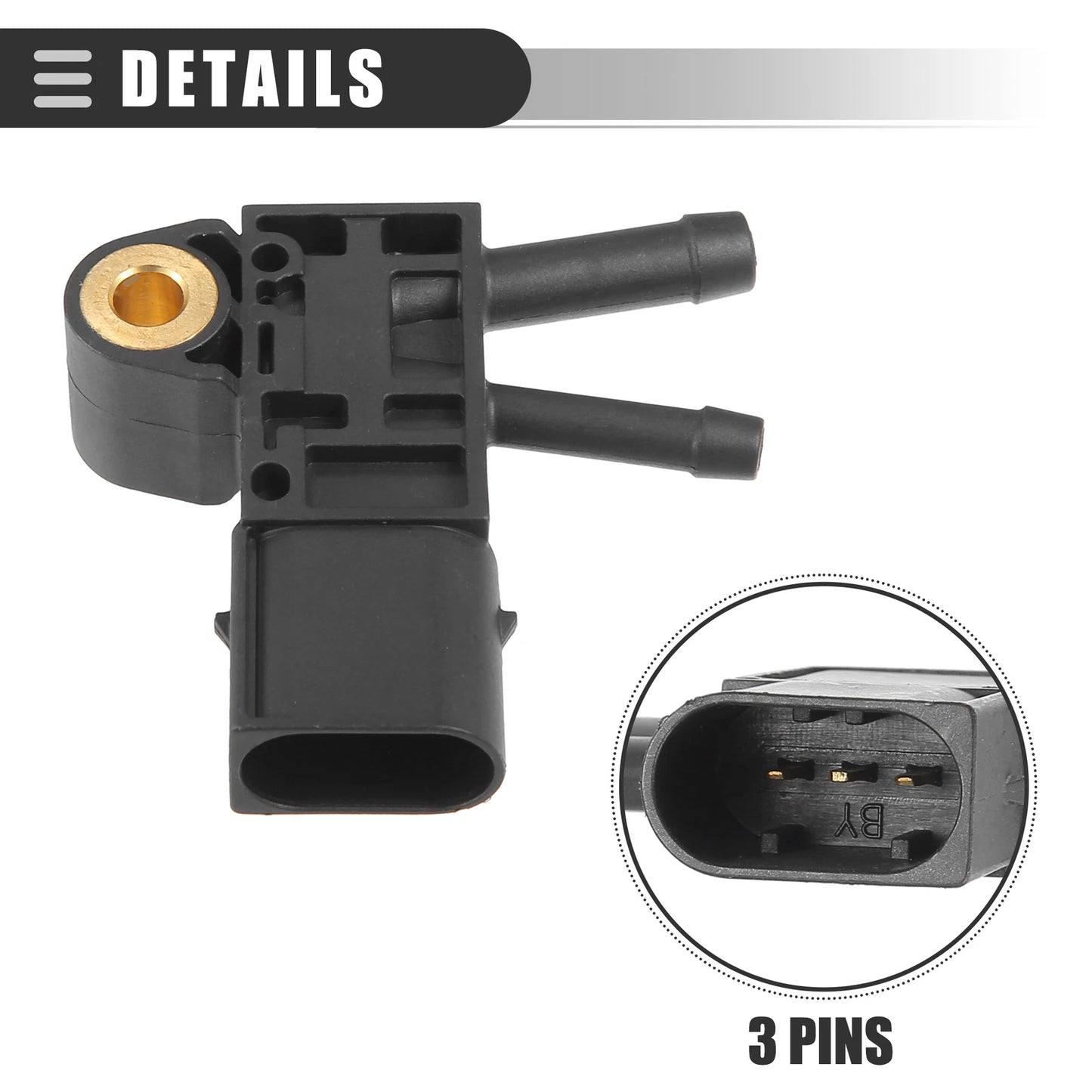 Manifold Air Pressure Sensor for Mercedes-Benz GLK250 (2013–2015) No. 0281006279