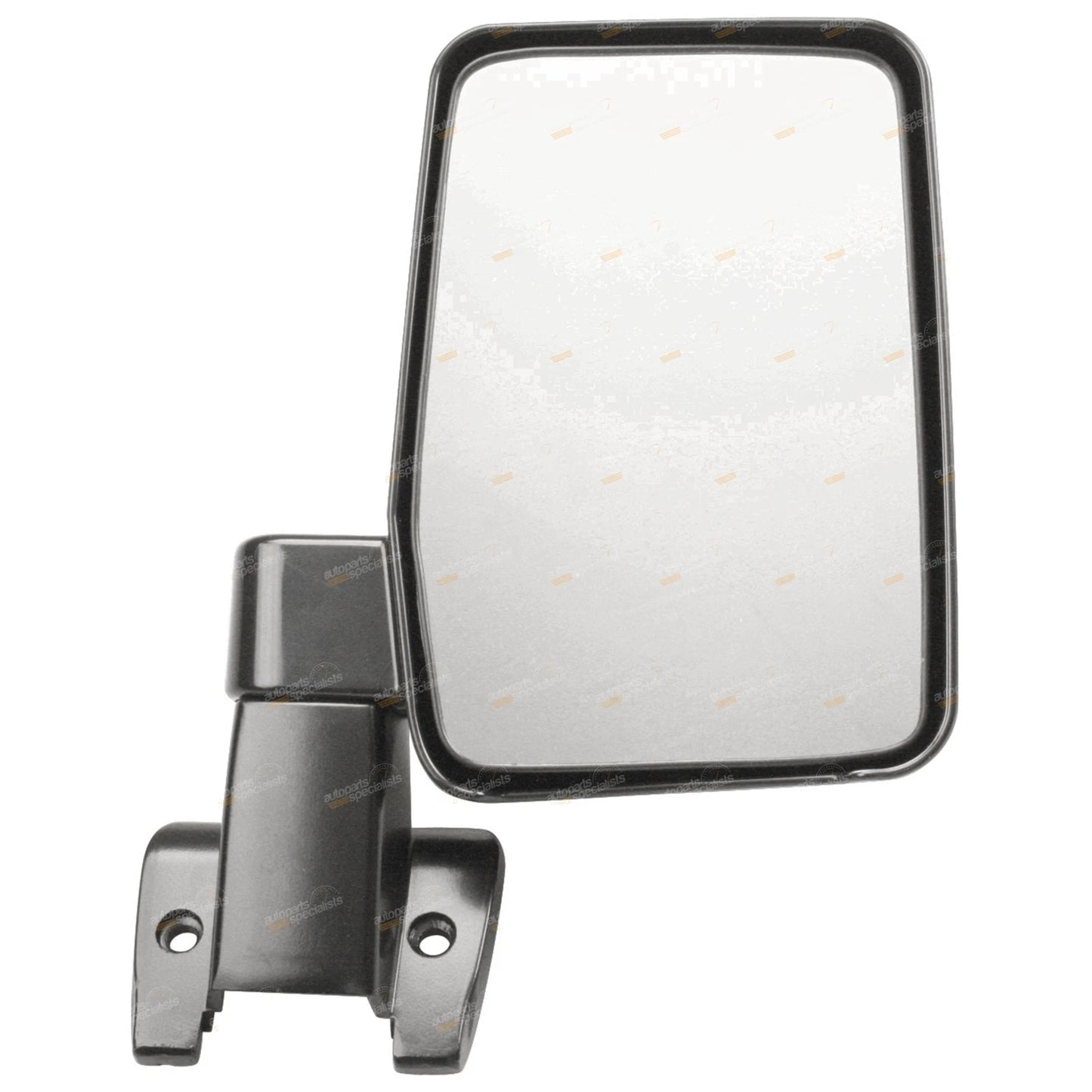 Pair of Black Large Door Wing Mirrors for Toyota Landcruiser 60 Series (1987–1990)
