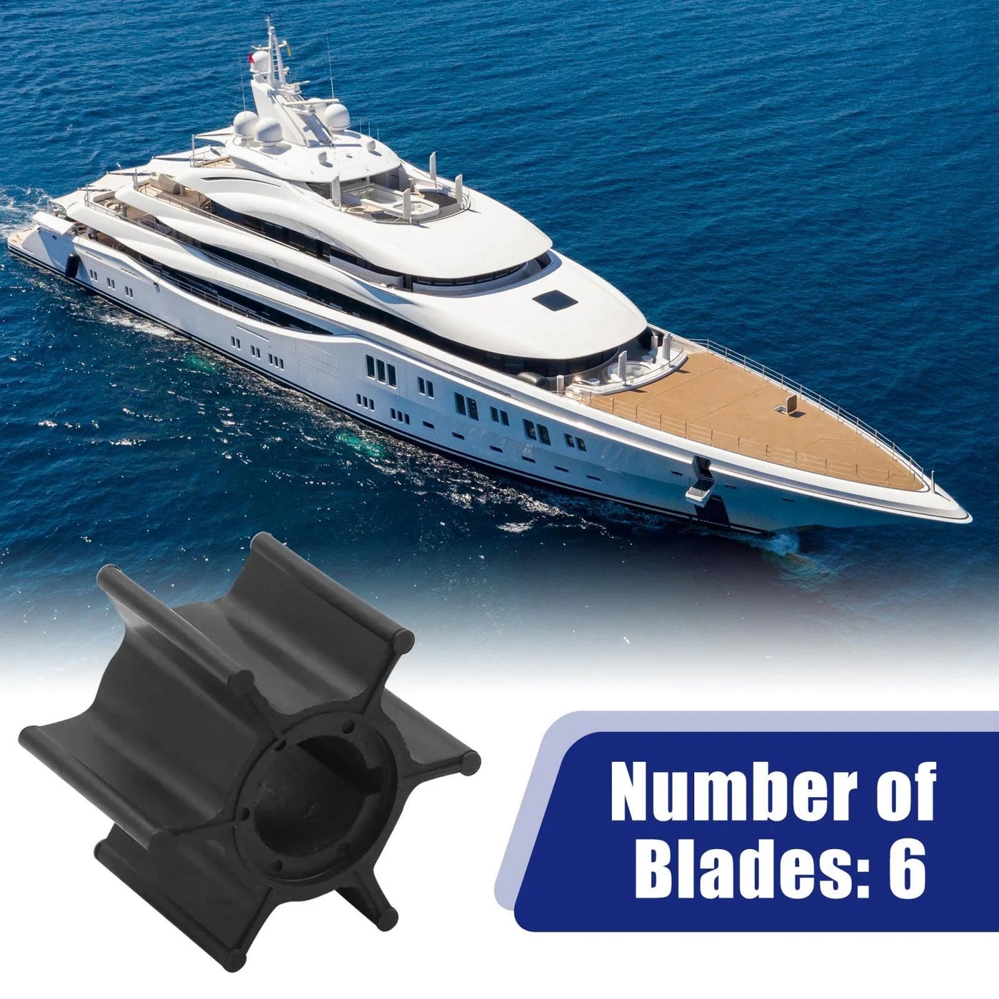 Water Pump Impeller for Honda 8HP 9.9HP 15HP Outboard Engine Replacement