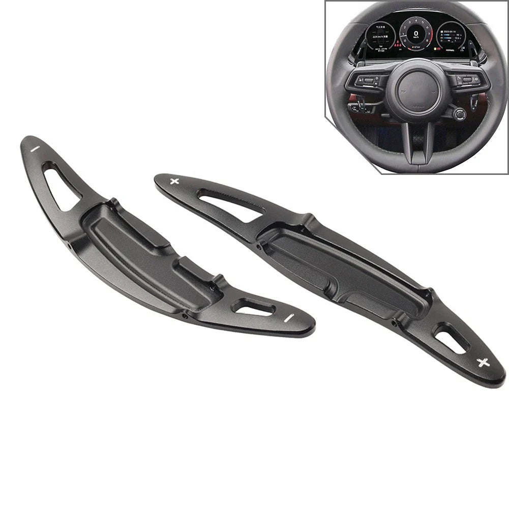 Steering Wheel Shift Paddle Shifter Extensions for Porsche Macan, Panamera, 911