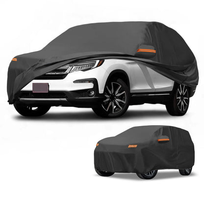 Waterproof All Weather Car Cover for Honda Pilot (2016–2023) 190T-PU Zipper