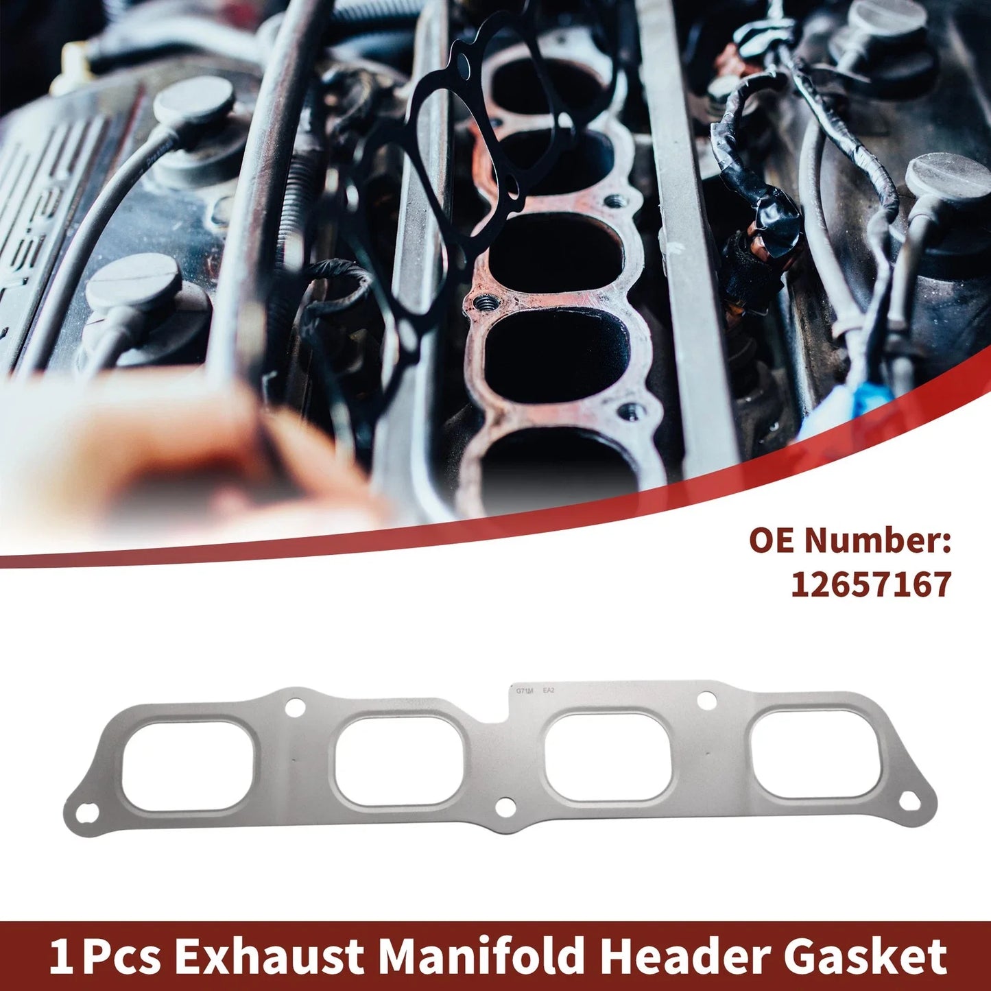 Exhaust Manifold Header Gasket for Chevrolet Malibu/Camaro (2016-2023)