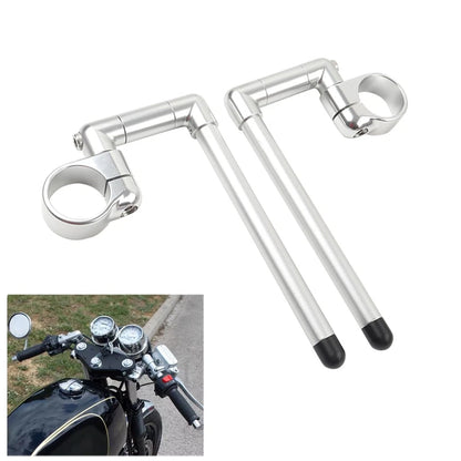 CNC Folding Foot Pegs Rear Set for Universal Motorcycle (2pcs) - Blue