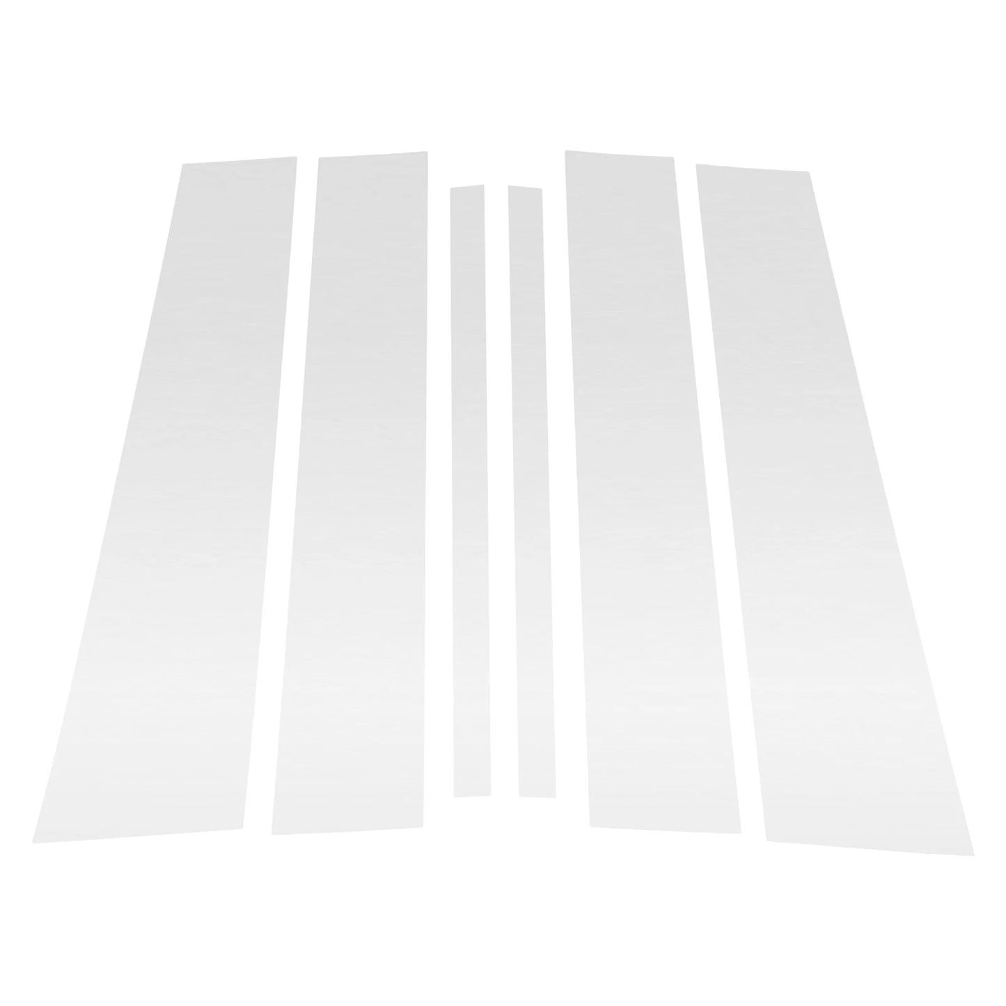 Set of 6 Door Pillar Window Trim for Nissan Titan (2004–2015) Chrome