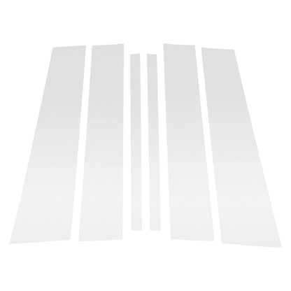 Set of 6 Door Pillar Window Trim for Nissan Titan (2004–2015) Chrome