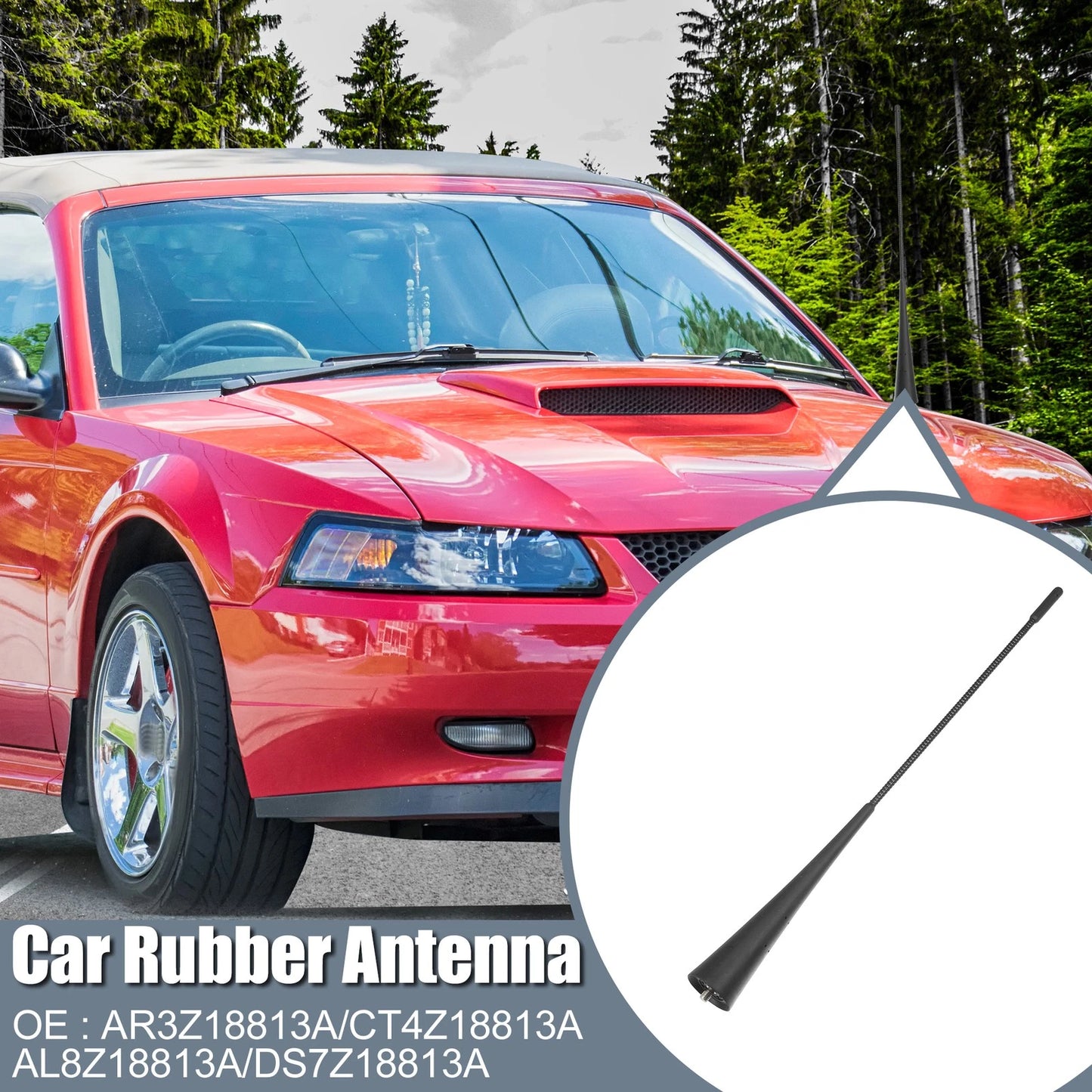 Antenna for Ford Mustang (2015–2023) FM/AM Radio Signal Reception No.AR3Z18813A