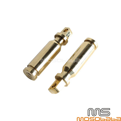 Brass Footpegs for Harley Dyna Sportster Softail Male-Mount
