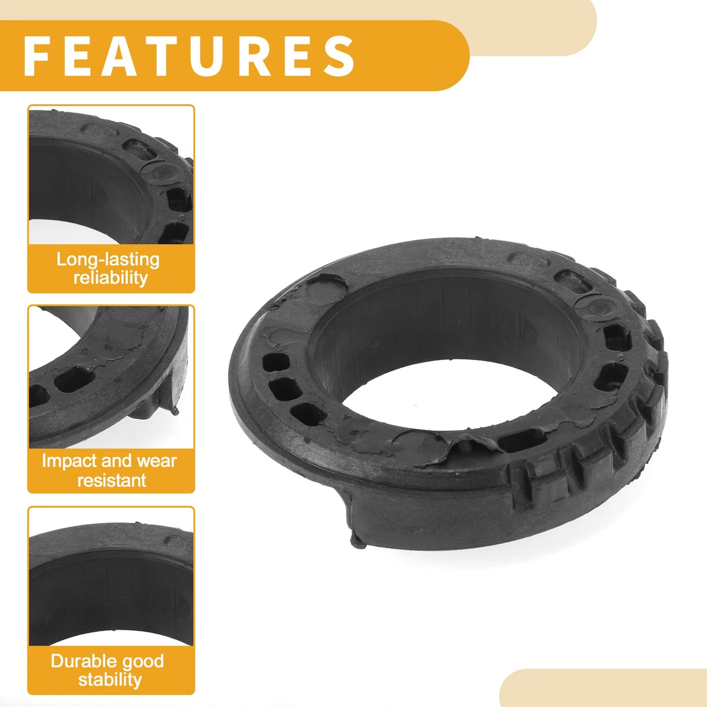 Lower Coil Spring Insulator No. 31336775582 for BMW 740i (2011–2015) Rubber