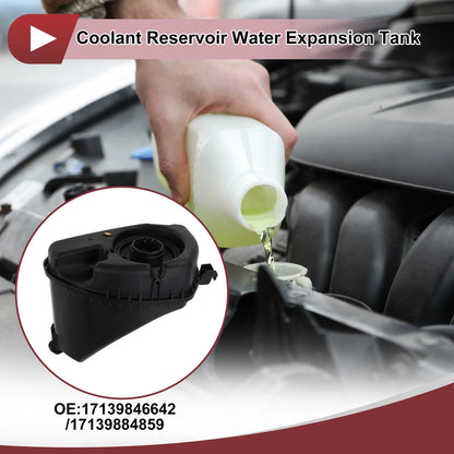 Coolant Expansion Overflow Tank No. 17139846642/17139884859 for BMW G30 G32 G12 (2017–2023)