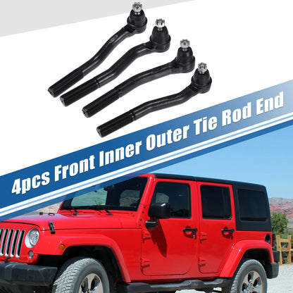 Set of 4 Tie Rod End Links for Jeep Grand Cherokee
