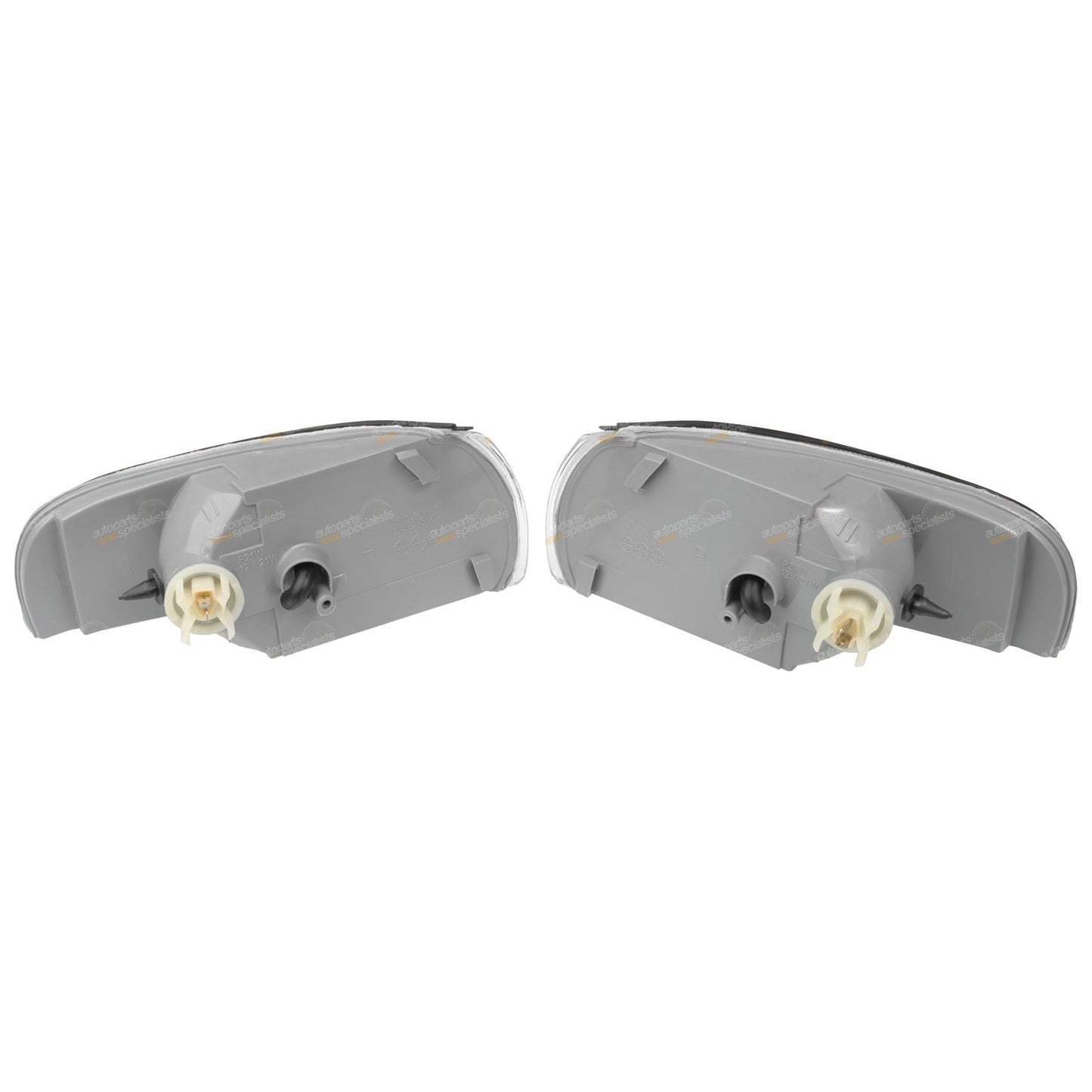 Set of 2 Clear Front Corner Lights for Holden Commodore Calais (1991–1993)