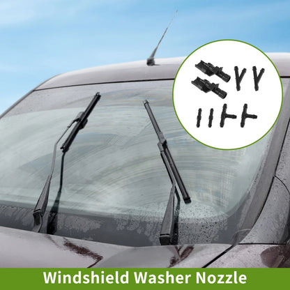 Windshield Washer Nozzle w/ Hose Connector for Honda (No. 76810TP6A01)