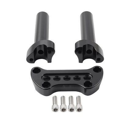 Pullback Handlebar Riser Top Clamp 8.5" for Harley Dyna (2012–2017)