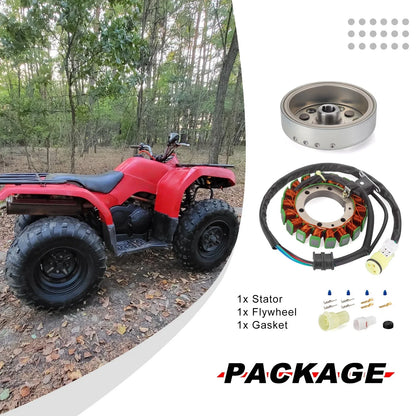 2 x Stator & Flywheel for Yamaha Grizzly 350 YFM350 (2007–2014)