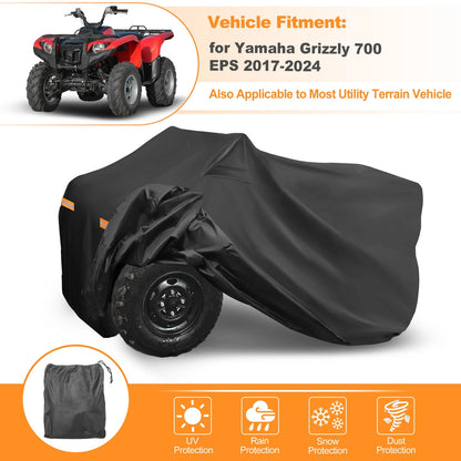 Waterproof ATV Cover for Yamaha Grizzly 700 EPS (2016–2023)