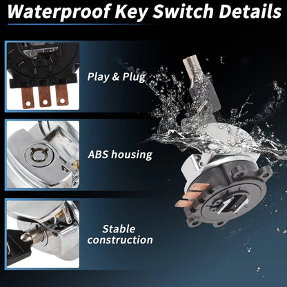 Ignition Key Switch No. 7131396A for Harley Davidson FLHP Road King Police (2007–2013)