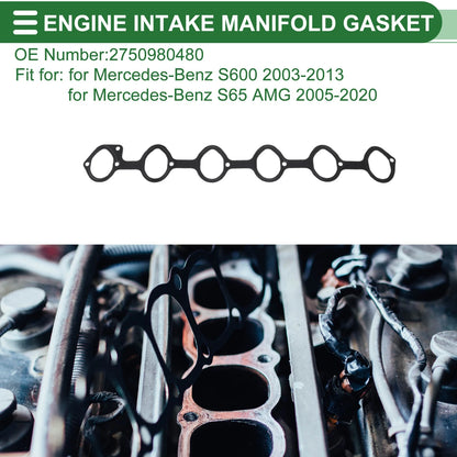 Engine Intake Manifold Gasket for Mercedes-Benz S600 (2003–2013) No.2750980480
