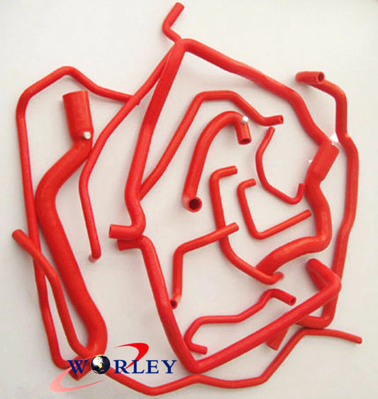 15PC Silicone Water/Coolant Hose for Renault 5 R5 GT Turbo (1988–1991)