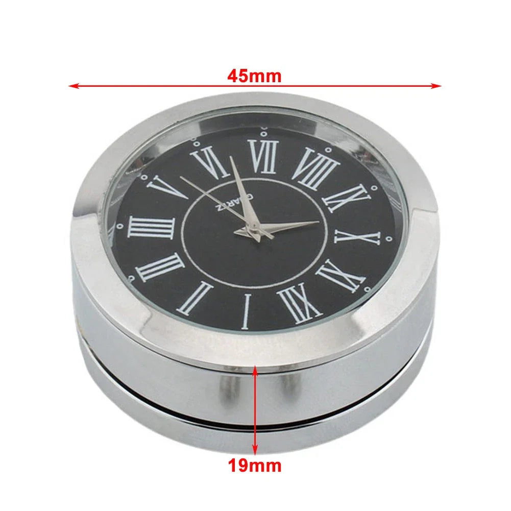 45mm Aluminum Front Fork Lock Clock Cover Chrome for Harley Road King (1994-2024)