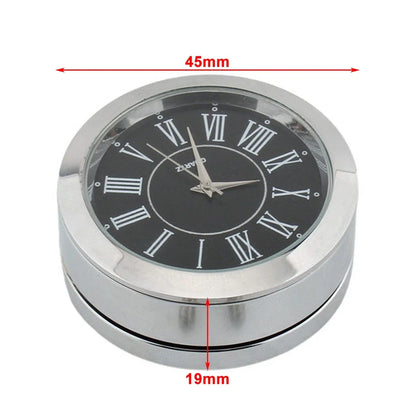 45mm Aluminum Front Fork Lock Clock Cover Chrome for Harley Road King (1994-2024)
