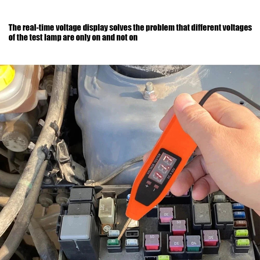 Digital Electric Voltage Circuit Tester for Trucks and Automotive