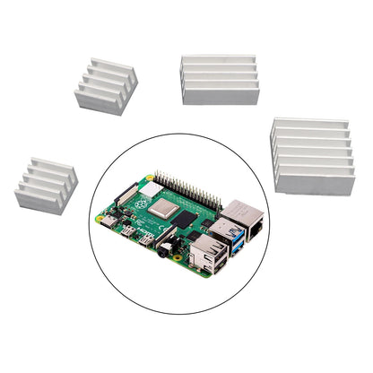 4PCS Radiator Cooler Kit for Raspberry Pi 4B (2019–2023)