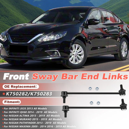 2Pcs Front Sway Bar Links for Nissan Altima Maxima Murano Pathfinder JX35 QX60 (2013–2019)