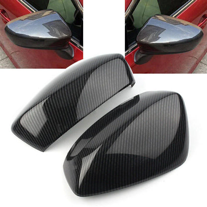 Mazda 3 Axela Side Rearview Mirror Cover Trim 2014-2016 Carbon Fiber