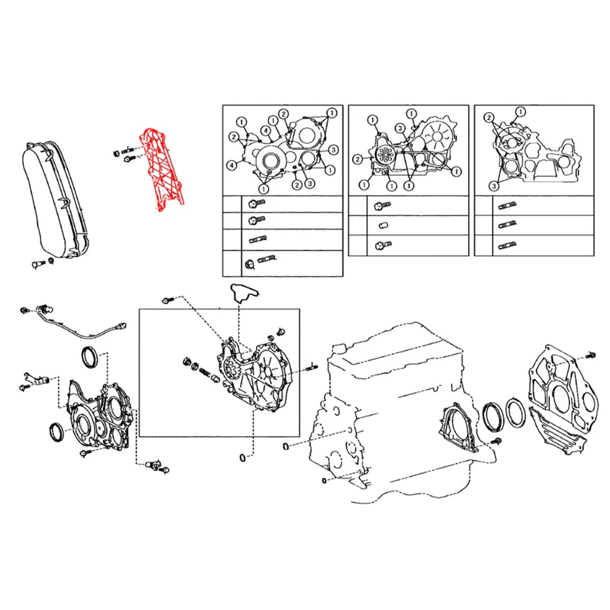 Timing Belt Cover for Toyota Hilux Vigo Champ (2005–2015)