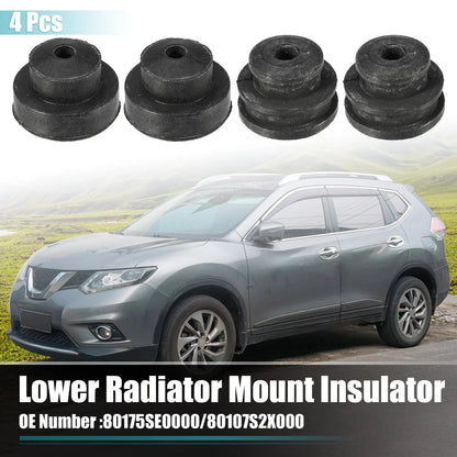 4 Pcs Rubber Pad Bushing for Honda Condenser