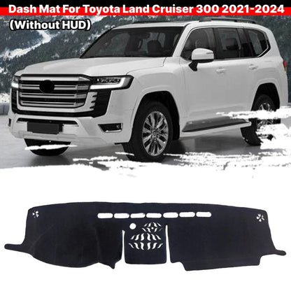 Non-Slip Dash Board Cover Mat Pad for Toyota Land Cruiser 300 (2021–2024)