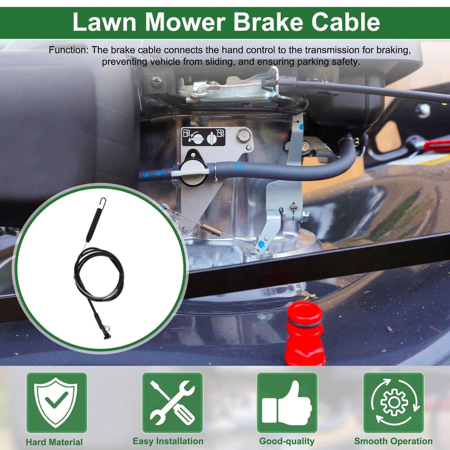Brake Cable for Toro TimeMaster (20976, 1331998)