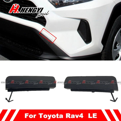 Tow Hook Eye Cover Cap  Front Upper Bumper for Toyota RAV4 LE (2019–2023)