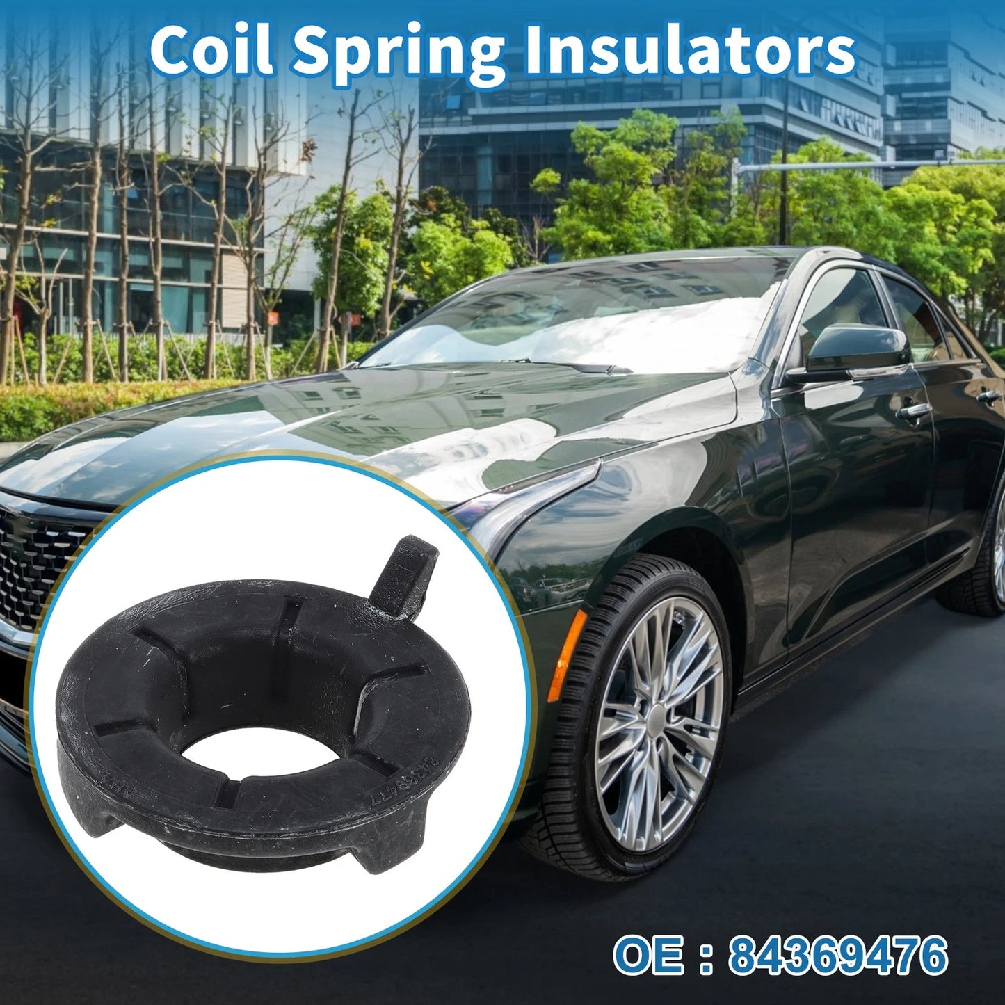 Lower Coil Spring Insulator No. 84369476 for Cadillac CT4 (2020–2024) Rubber