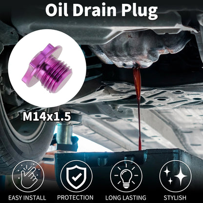 Oil Drain Plug for M14*1.5 Thread Repair (Universal Fit)