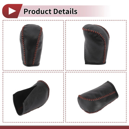 Gear Shift Knob Cover for Subaru Forester (2006–2012) Brown Faux Leather