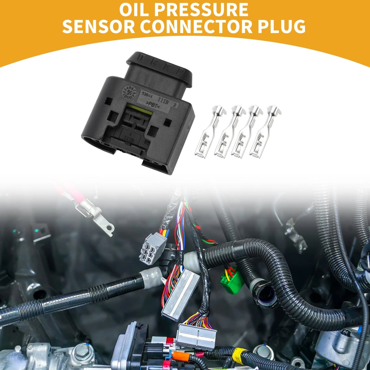 4 Pin Oil Pressure Sensor Connector Plug for BMW