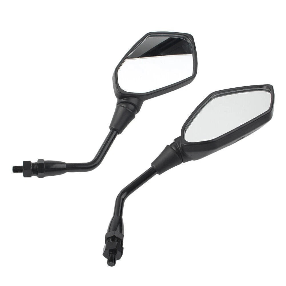Folding Foot Pegs Rear Set Black for Universal Motorcycle Bike