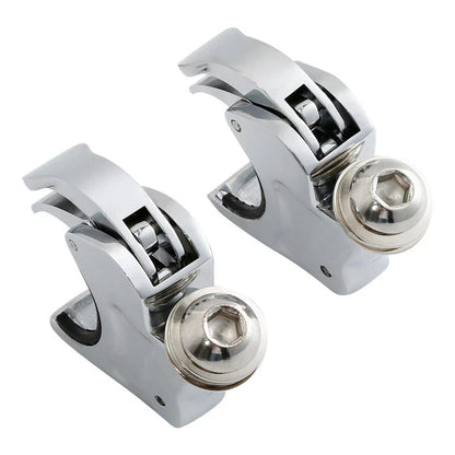4PCS 39mm Front Fork Windscreen Clamps for Harley Sportster Dyna Super Glide