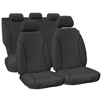 Set of 2 Heavy Duty Canvas Seat Covers for Hilux GGN15 GGN25 (2005–2015)