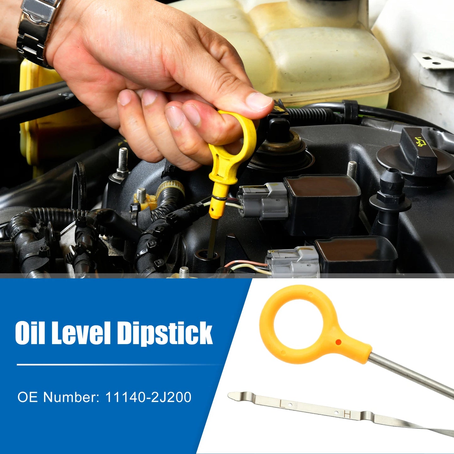 Engine Oil Level Indicator Dipstick for Nissan Sentra (2000–2001) No. 11140-2J200