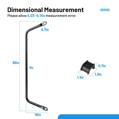 Sway Bar Rear Suspension Stabilizer for Polaris Ranger XP 1000 (2017–2024)
