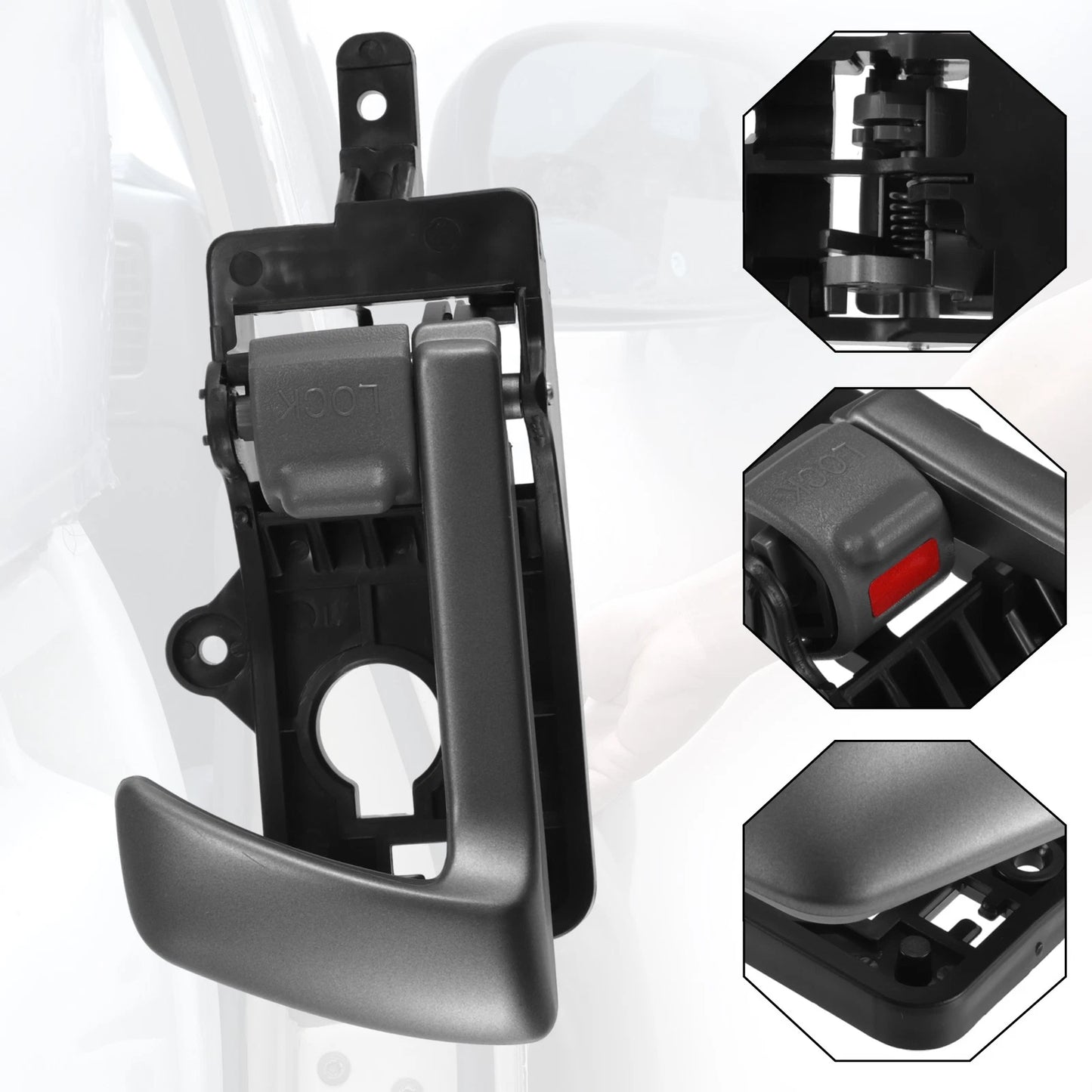 Front Rear Left Interior Door Handle for Hyundai Santa Fe (2007–2012) No. 826102B000HZ
